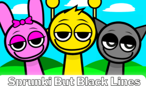Sprunki But Black Lines